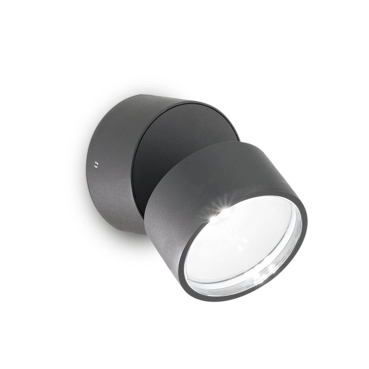Applique extérieure Omega Round anthracite, verre (285467)