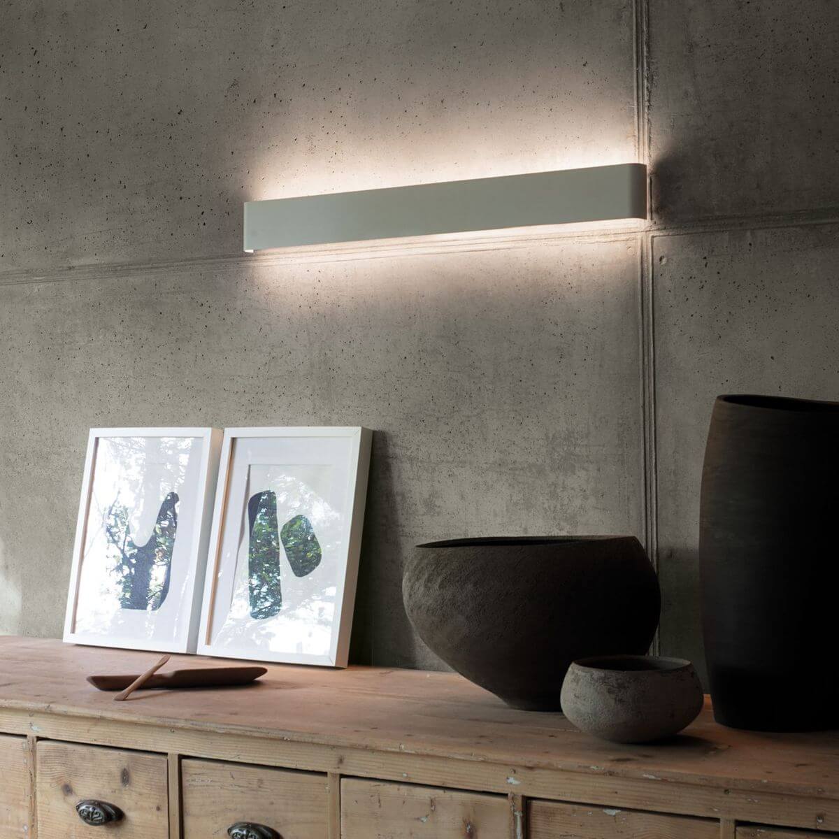 Applique murale Delta blanche, verre (287621)