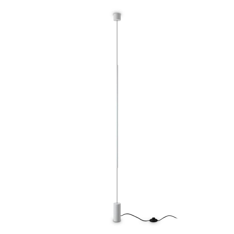 Lampadaire Filo blanc, verre