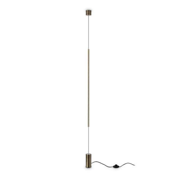 Lampadaire Filo laiton, verre
