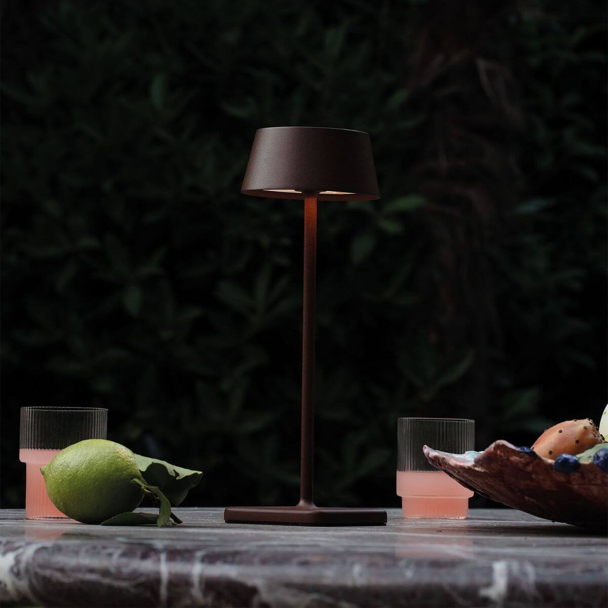 Lampe extérieure Pure marron