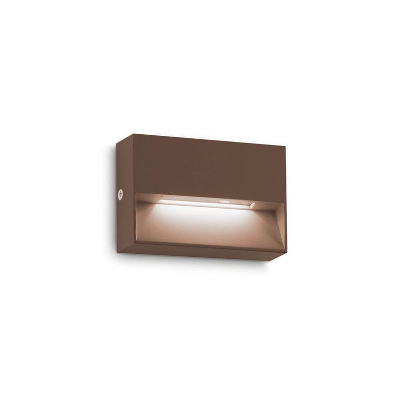 Applique extérieure Dedra marron, L 6,6 cm