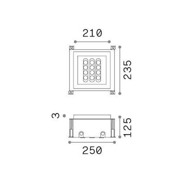 Luminaire extérieur Taurus, L 25 cm (325712)