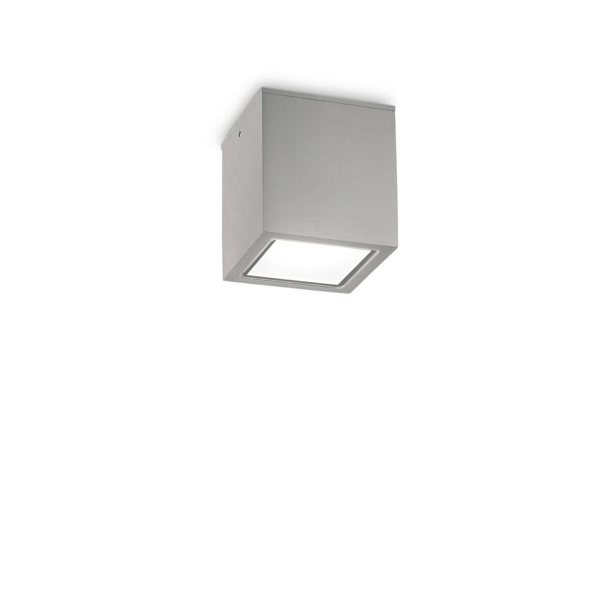 Plafonnier extérieur Techo gris, verre, L 9 cm