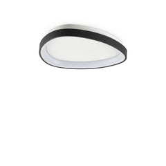 Plafonnier Gemini noir, Ø 42,5 cm