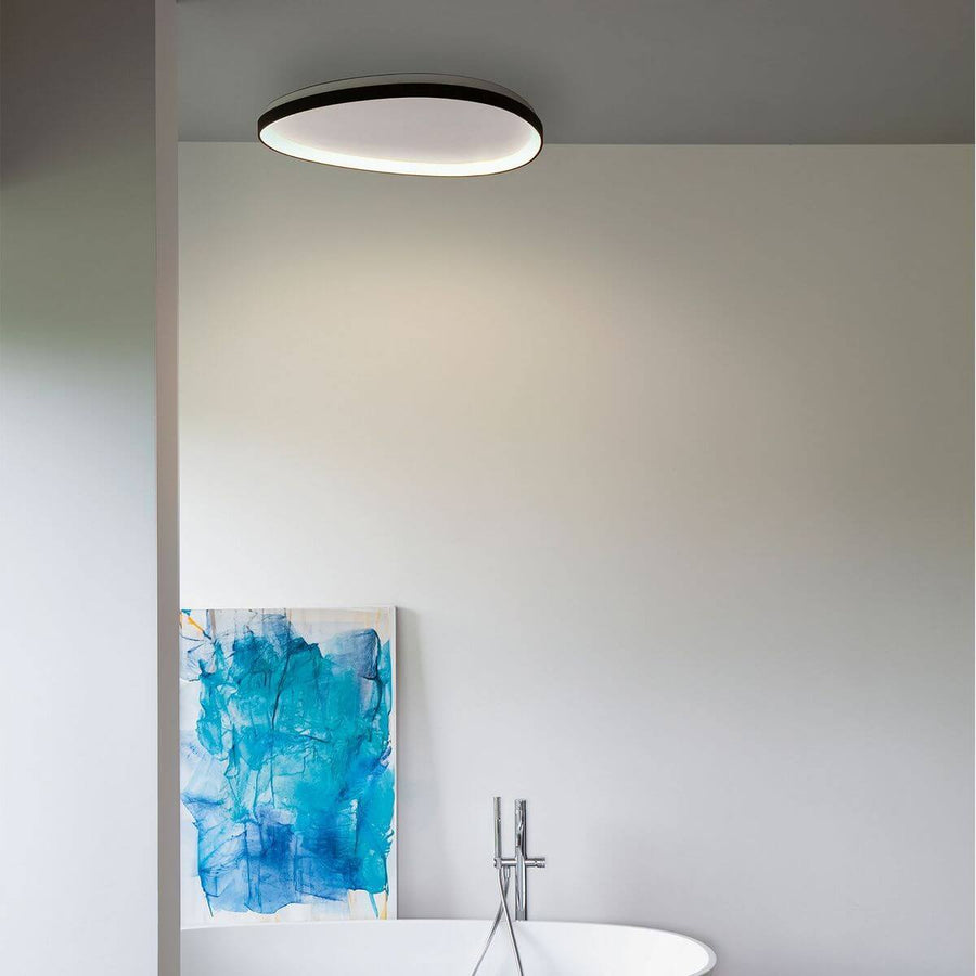 Plafonnier Gemini noir, Ø 81 cm (328089)