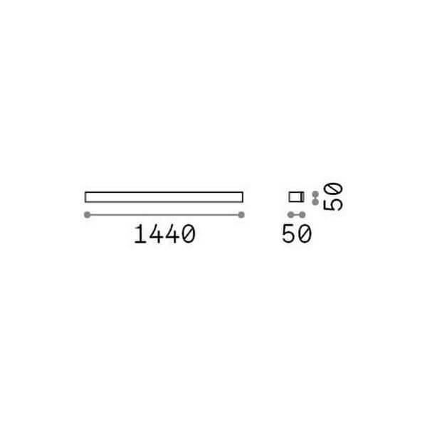 Applique murale Linea blanche (328584)