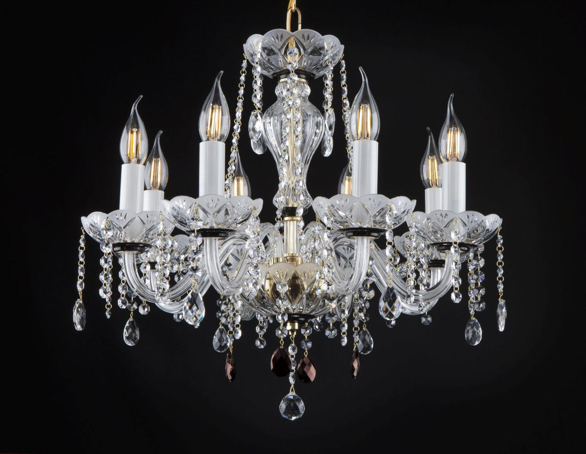 Lustre en cristal taille EL204801MAT