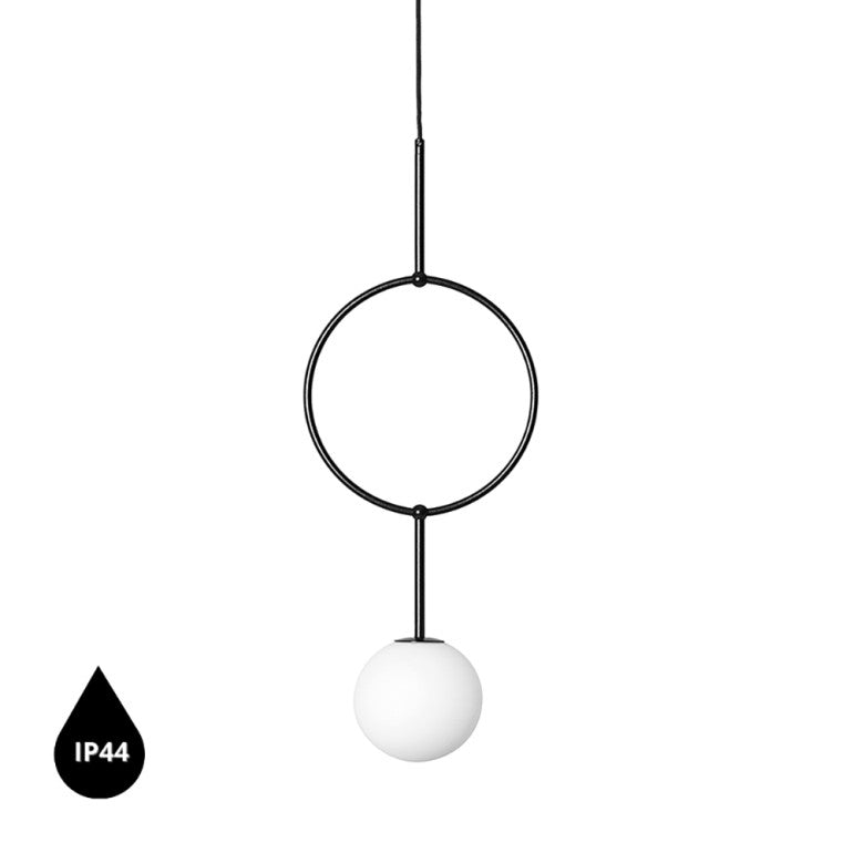 Suspension luminaire ISUULLA A IP44 Noir