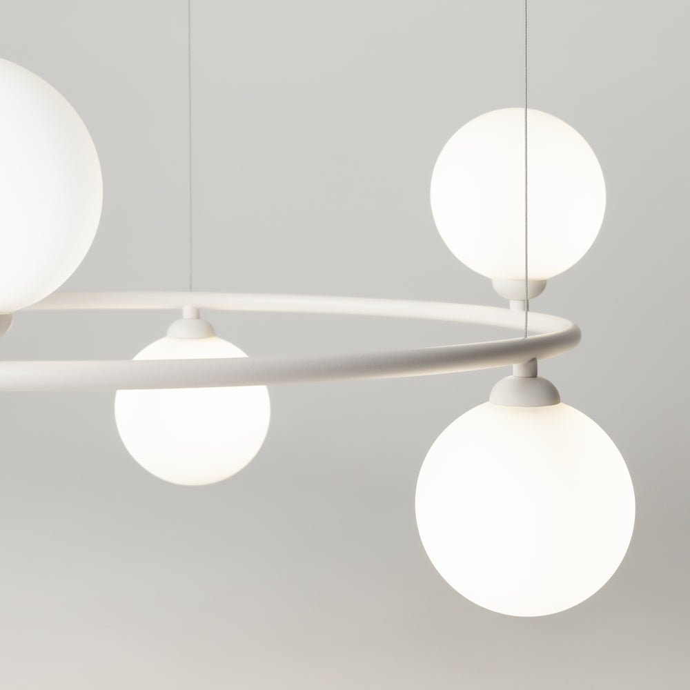 Ring Suspension luminaire blanc