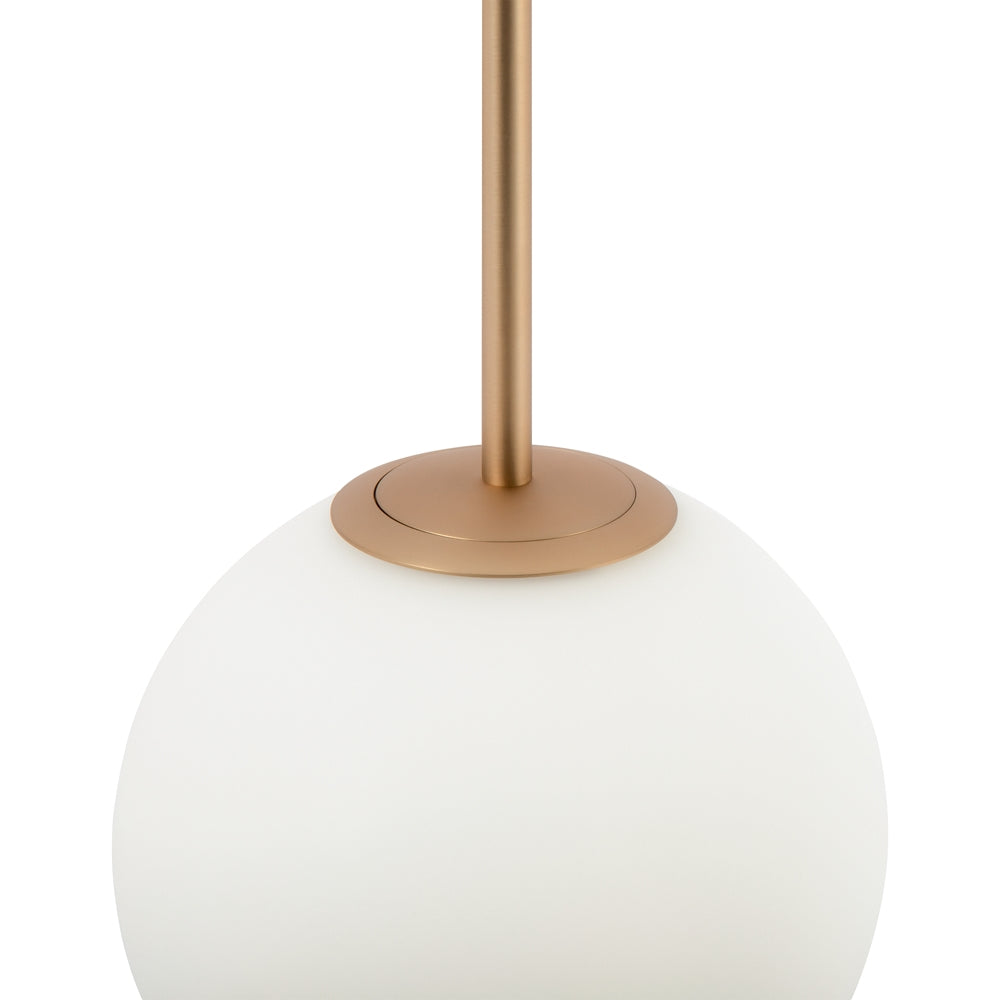 Basic form Suspension luminaire doré