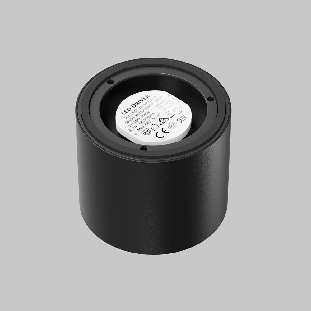 Lens Plafonnier noir