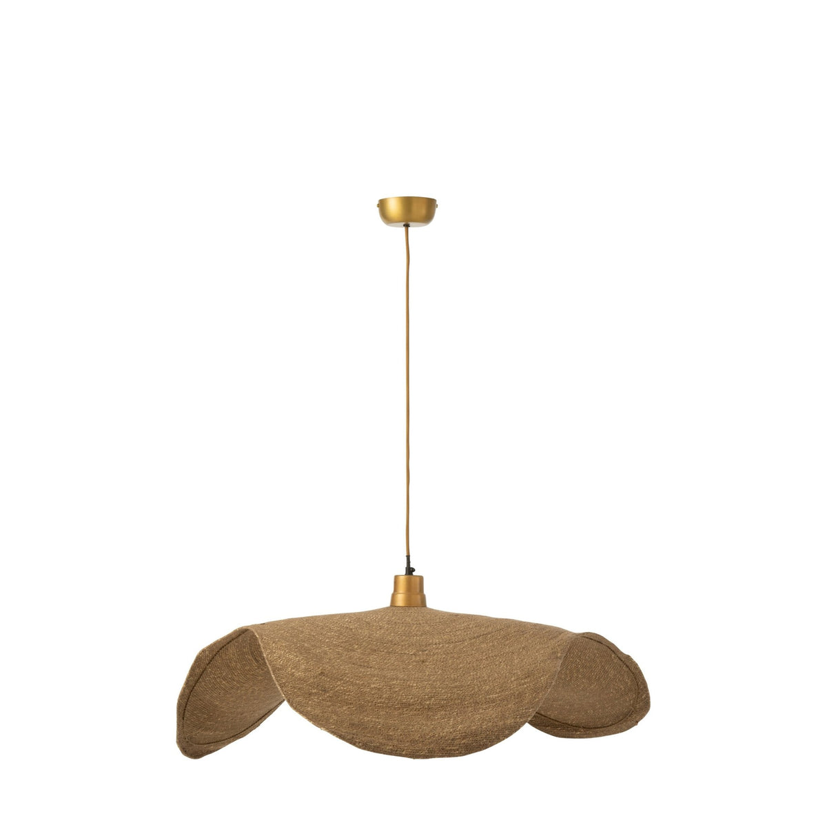 Suspension Moonj en jonc naturel, grand modèle