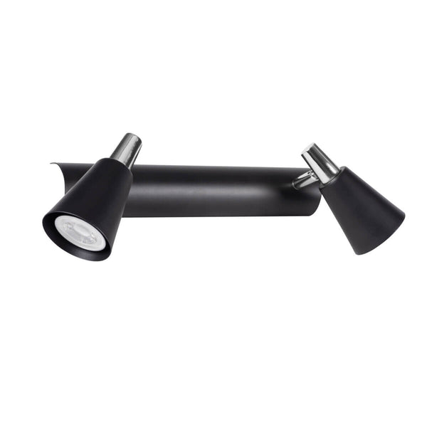 Spot Sempra 2 lumières noir
