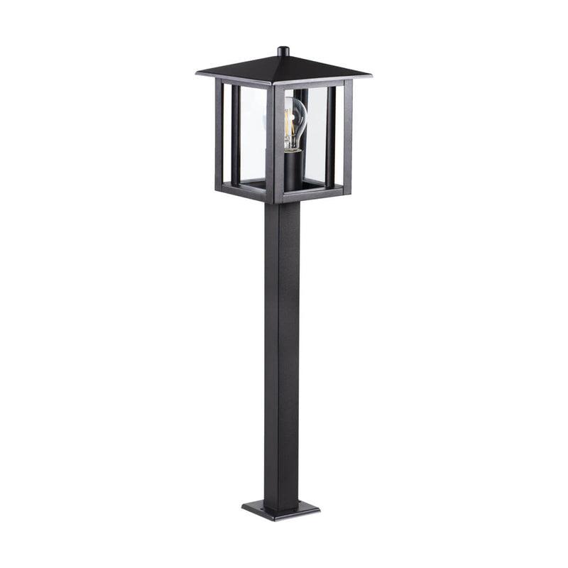 Luminaire extérieur Selto noir, verre