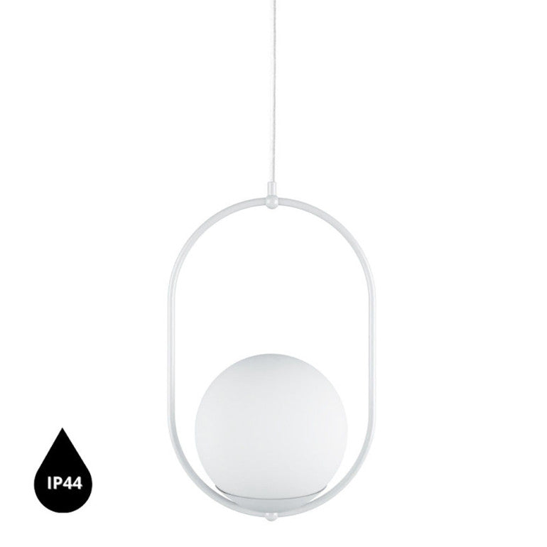 Suspension luminaire KOBAN B IP44 Blanc