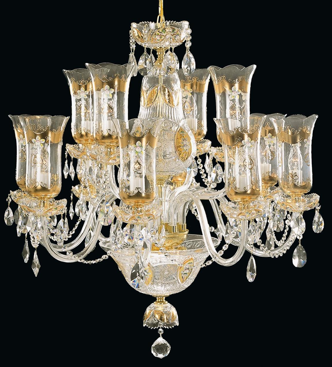 Lustre en cristal de luxe