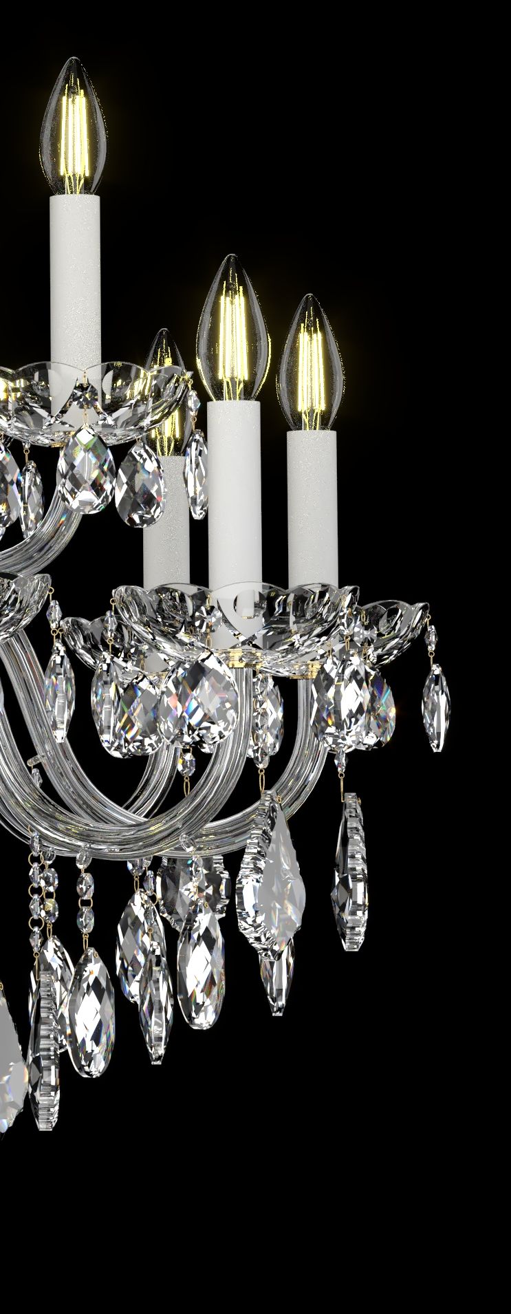 Lustre en cristal de Boheme EL1281504PB