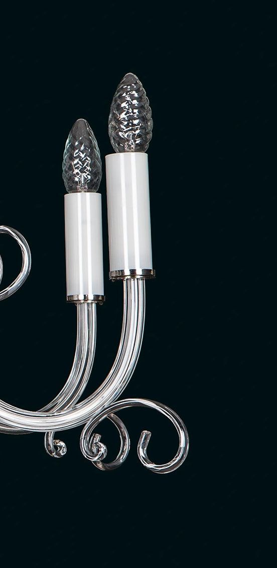 Lustre en verre transparent EL416800