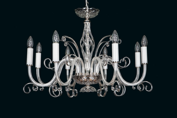 Lustre en verre transparent EL416800