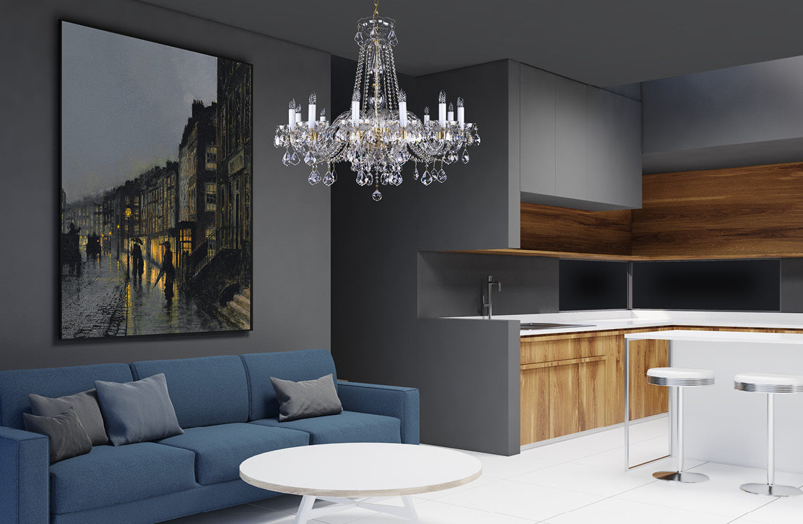 Lustre en cristal taille L16044CLN