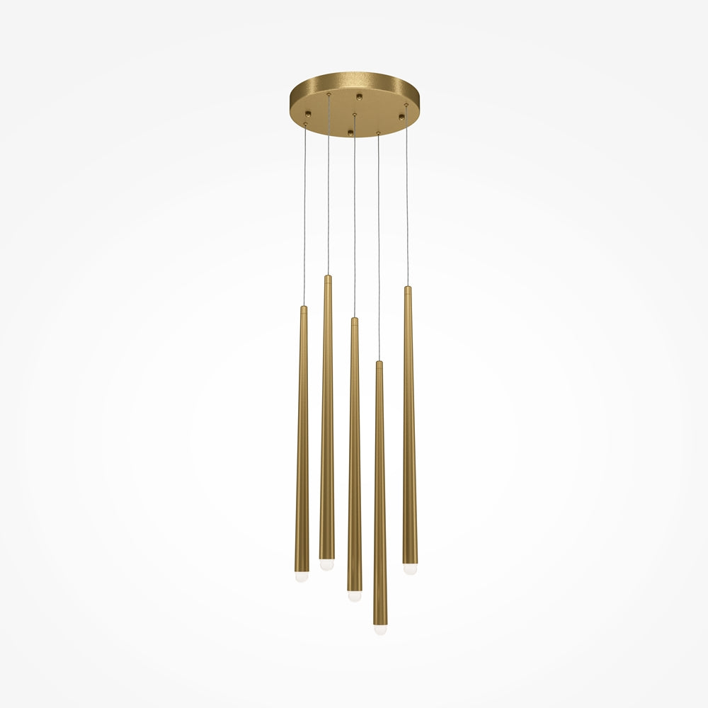 Cascade Suspension luminaire doré