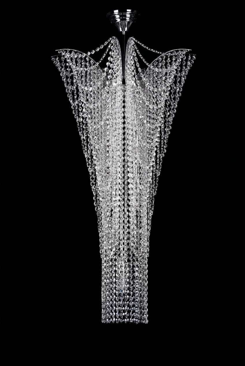 Suspension spirale en cristal L444CLN