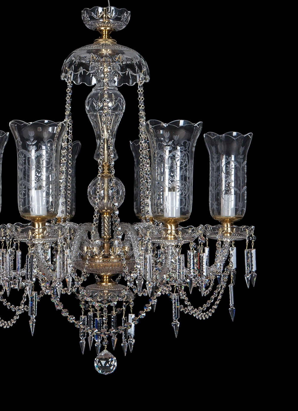 Lustre en cristal taille EL673619T