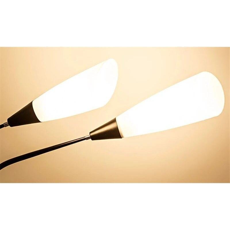 Lampadaire Abat - jour Fleur | Élégance Florale - Designix Lampadaire Blanc