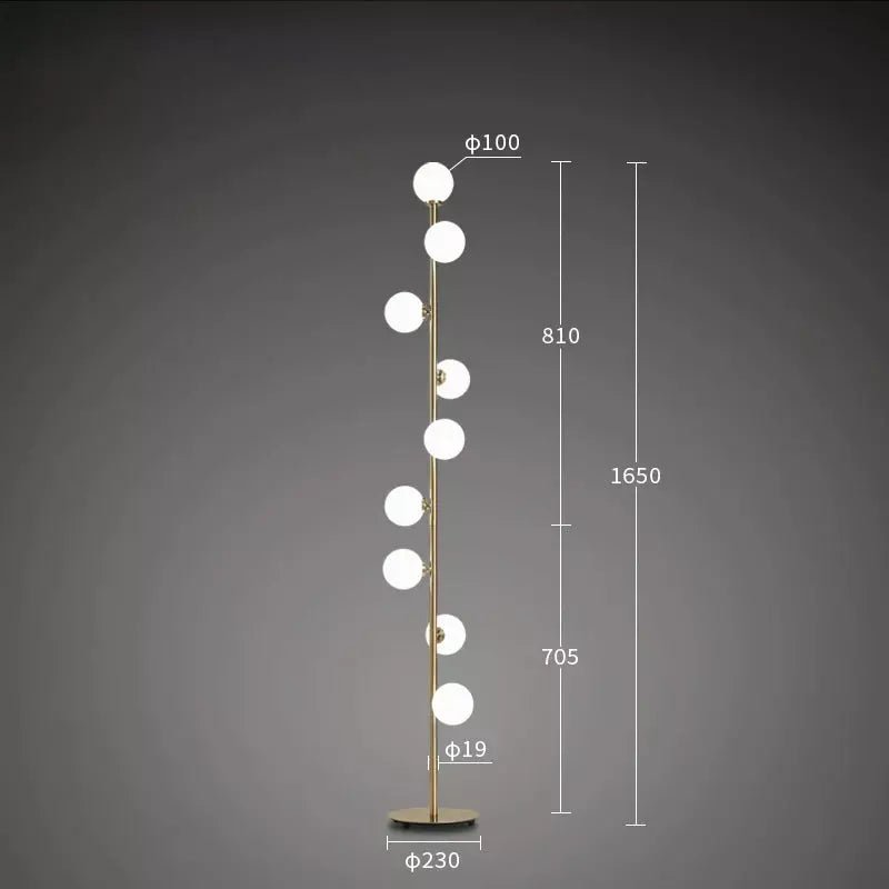 Lampadaire Boule | Éclat Sphérique - Designix Lampadaire