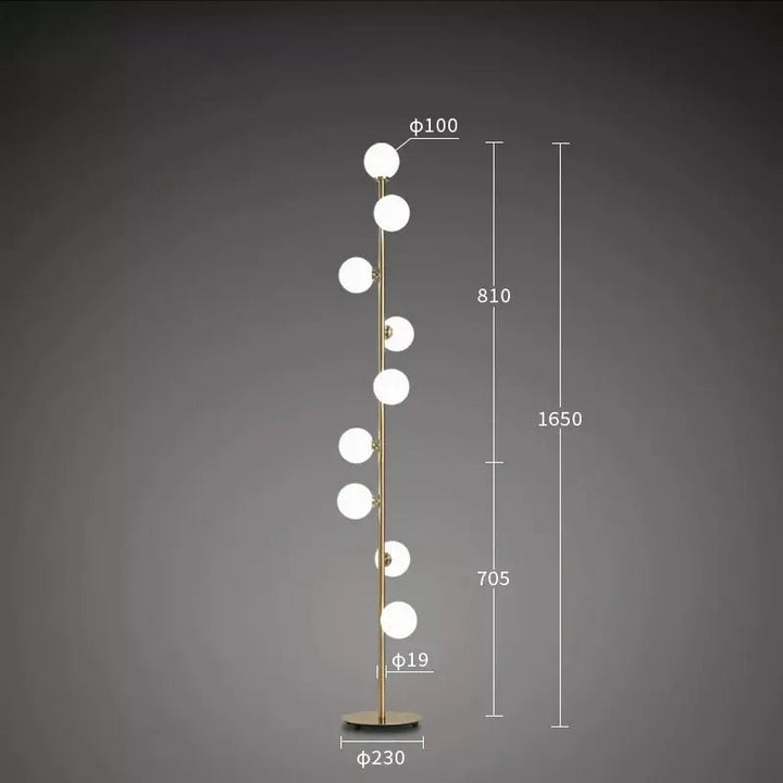 Lampadaire Boule | Éclat Sphérique - Designix Lampadaire