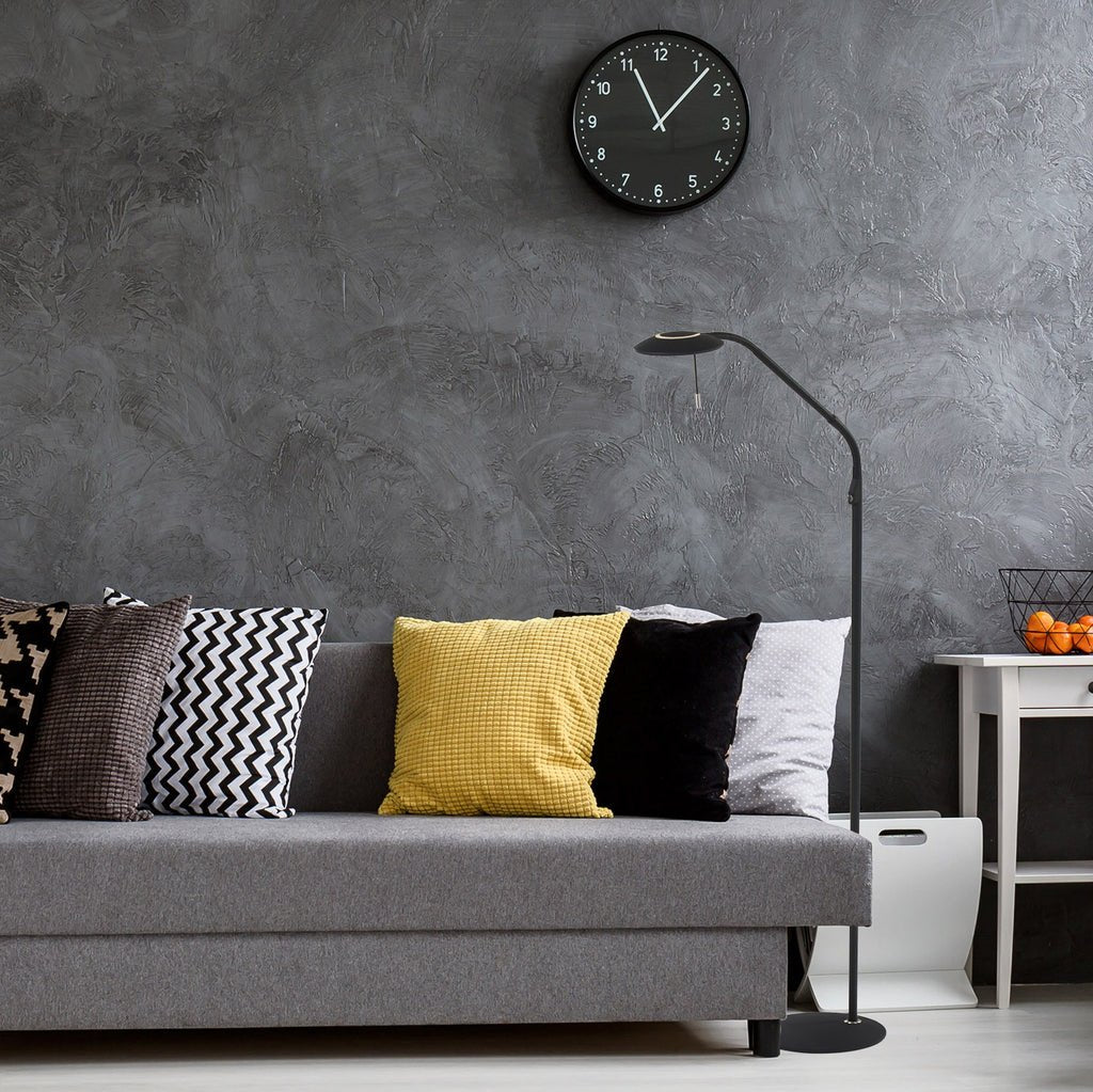Lampadaire Dimmable Noir | Rena - Designix Lampadaire