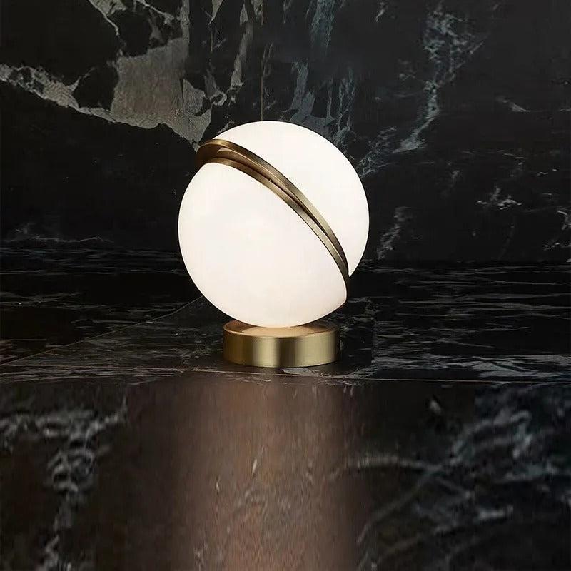 Lampe à Poser Design Italien | Sphère Luminosa - Designix Lampe de chevet Blanc Chaud