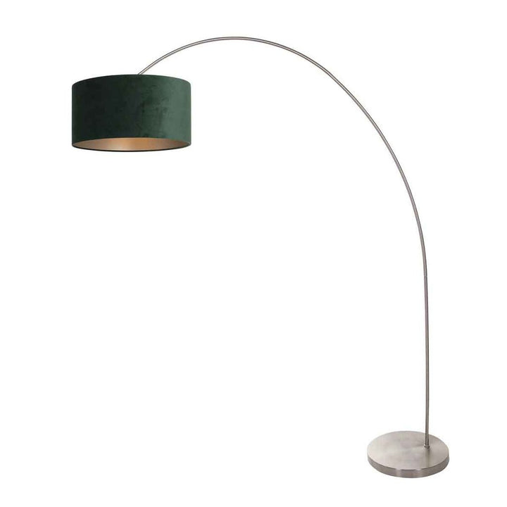 Lampe Arc Velours Vert | Dila - Designix Lampe de Table