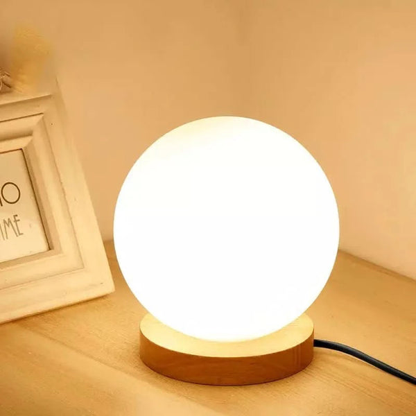 Lampe Boule à Poser | Lueur Sphérique