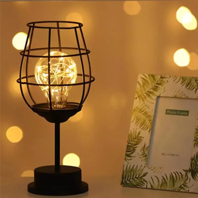Lampe Bouteille | Éclat Vigneron - Designix Lampe de chevet Verre à Vin | 13 x 28 cm