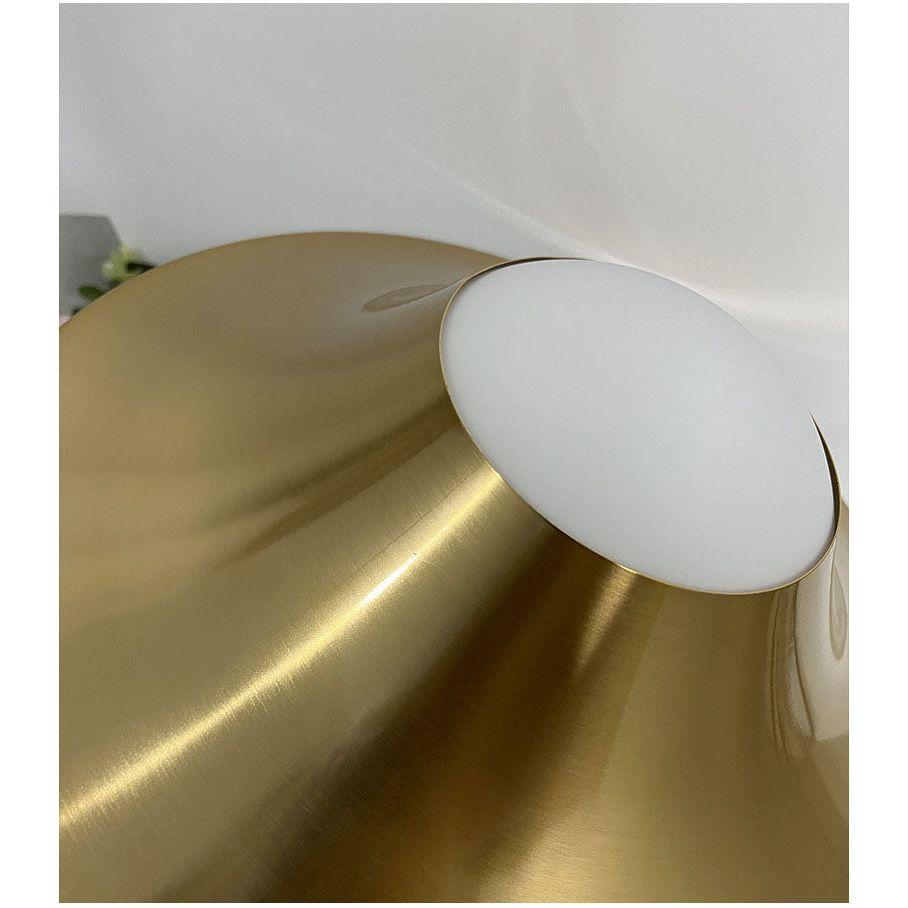 Lampe Chinoise Dorée en Métal | Aura Impérial - Designix Lampe de chevet Blanc Chaud