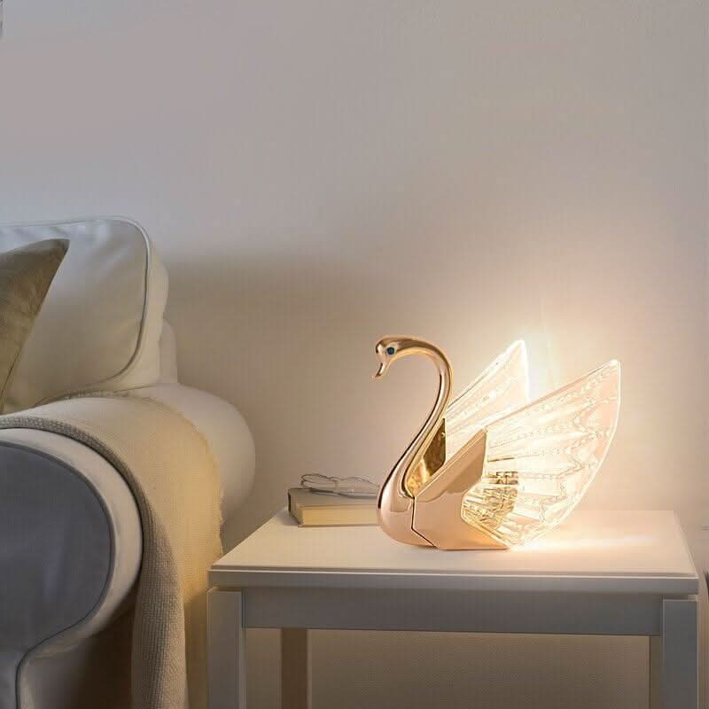 Lampe de Chevet Cygne | Étoile Radieuse - Designix Lampe de chevet Bleu