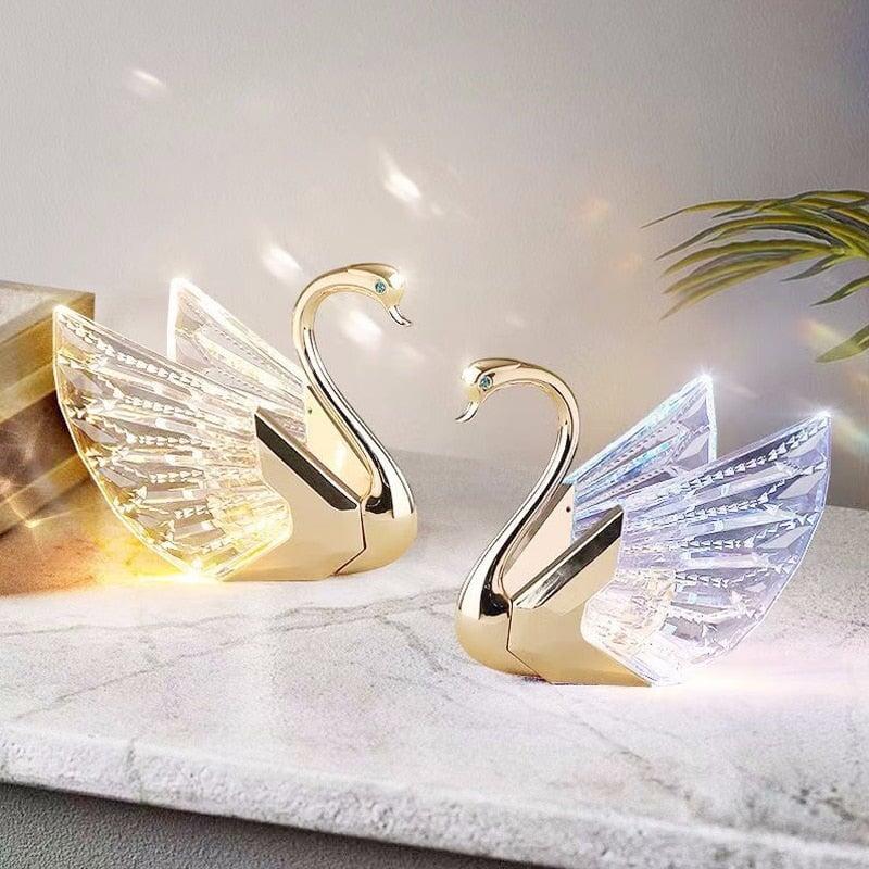 Lampe de Chevet Cygne | Étoile Radieuse - Designix Lampe de chevet Bleu