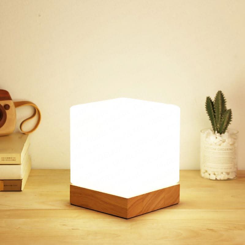 Lampe de Chevet Veilleuse Carré | Douceur Luminique - Designix Lampe de chevet Carré | 12x12cm