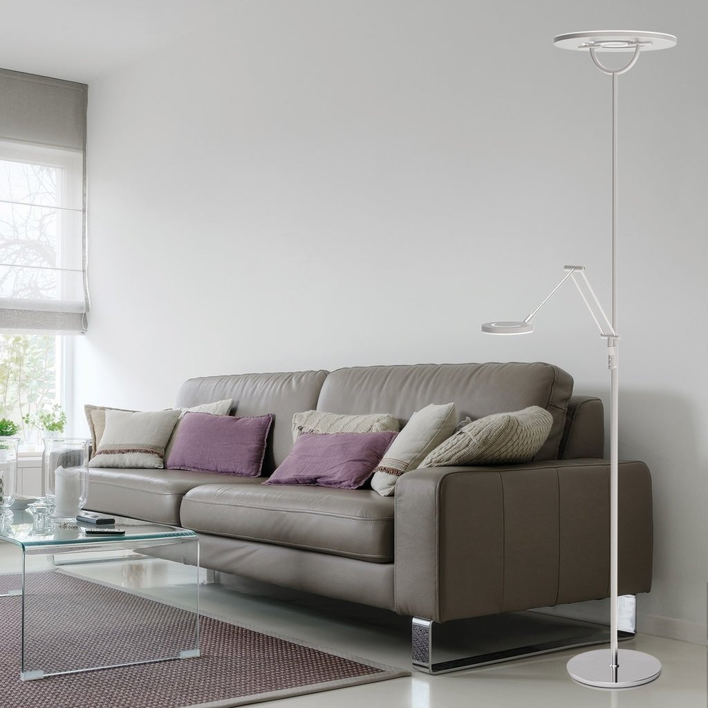 Lampe de Sol Moderne en Acier | Xyla - Designix Lampadaire