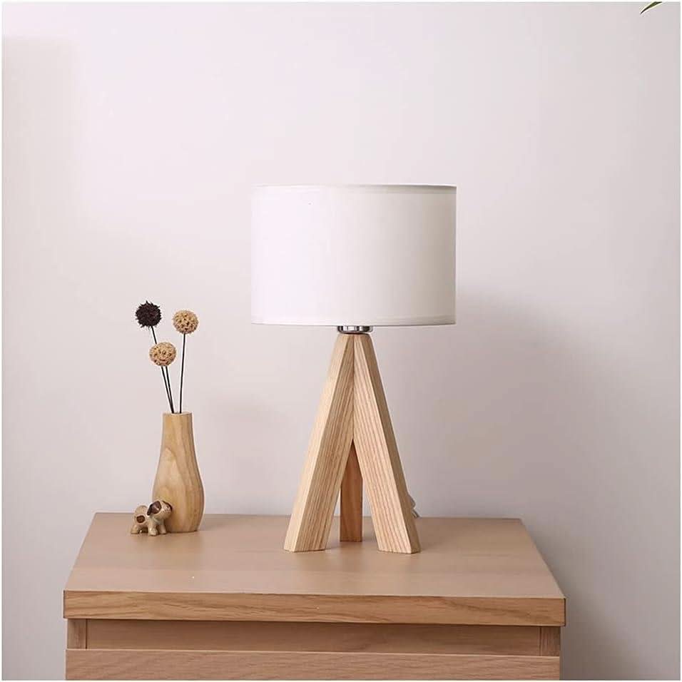 Lampe de Table Bois | Sérénité Naturelle - Designix Lampe de chevet Blanc