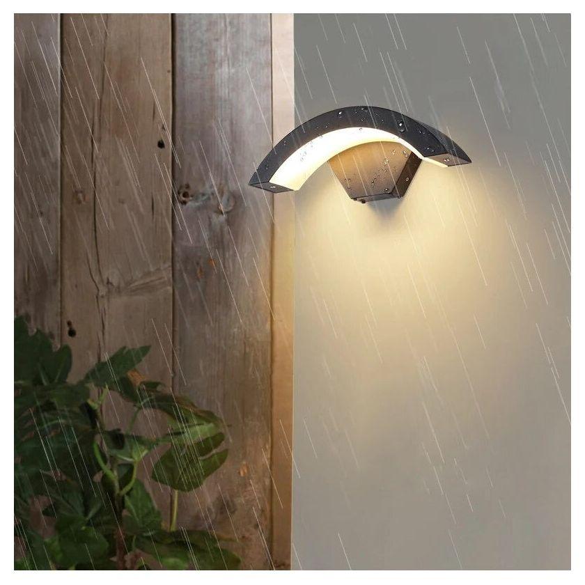 Lampe Extérieur avec Détecteur Design | SécuriLuxe - Designix Applique murale extérieur Blanc Chaud (2700 - 3500K)