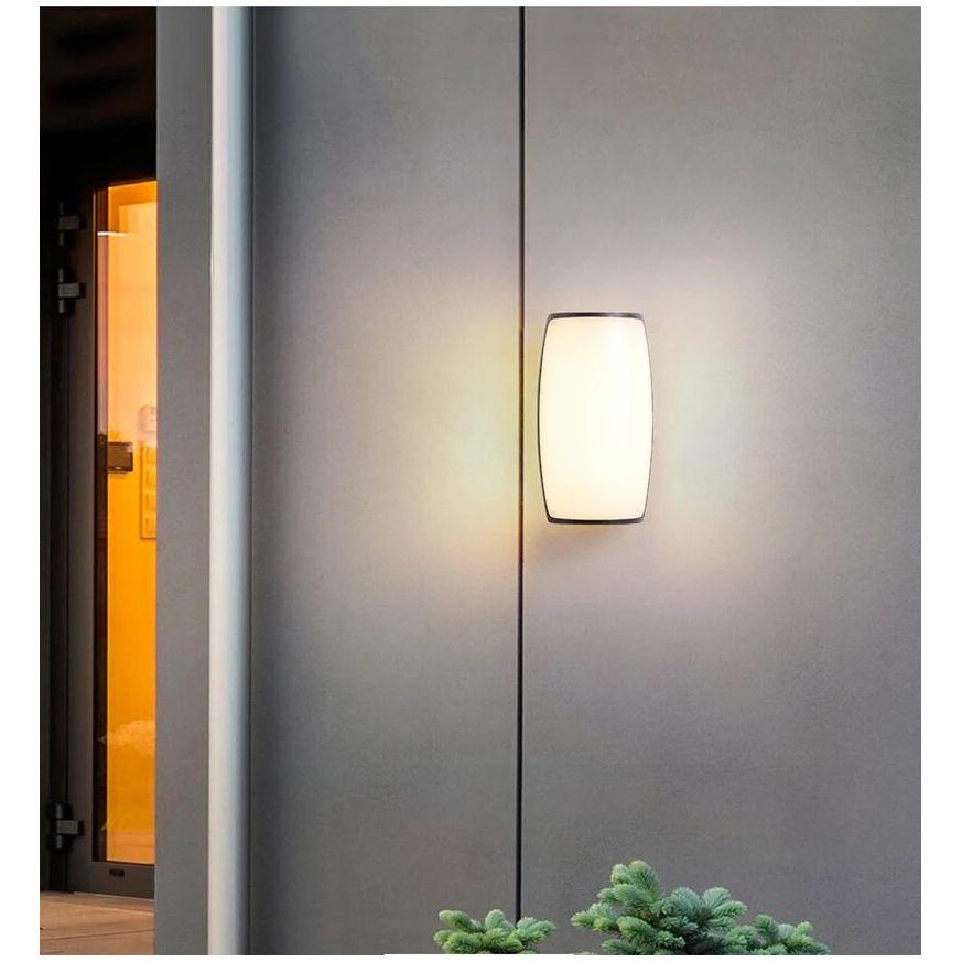 Lampe Extérieur Jardin Moderne | Luminéa - Designix Applique murale extérieur Blanc Chaud
