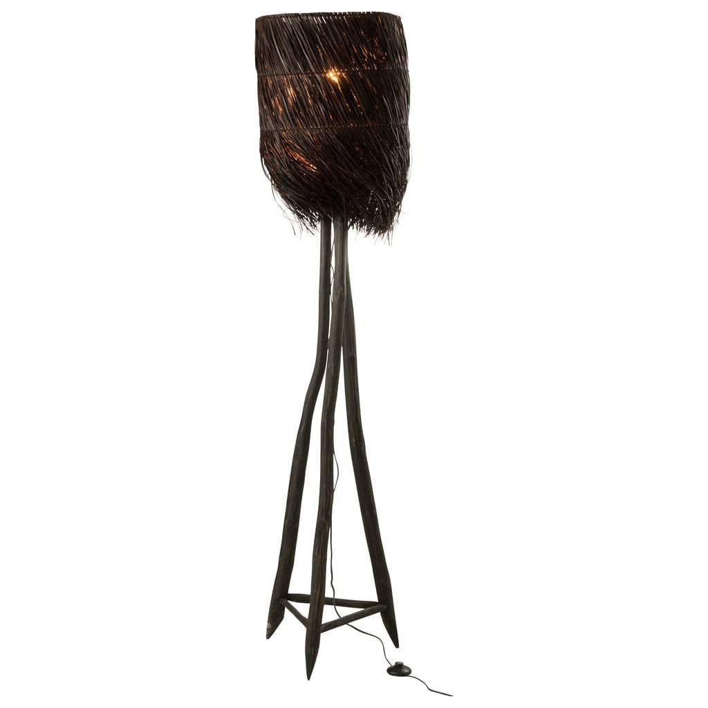Lampe Grande en Bois Marron - Designix