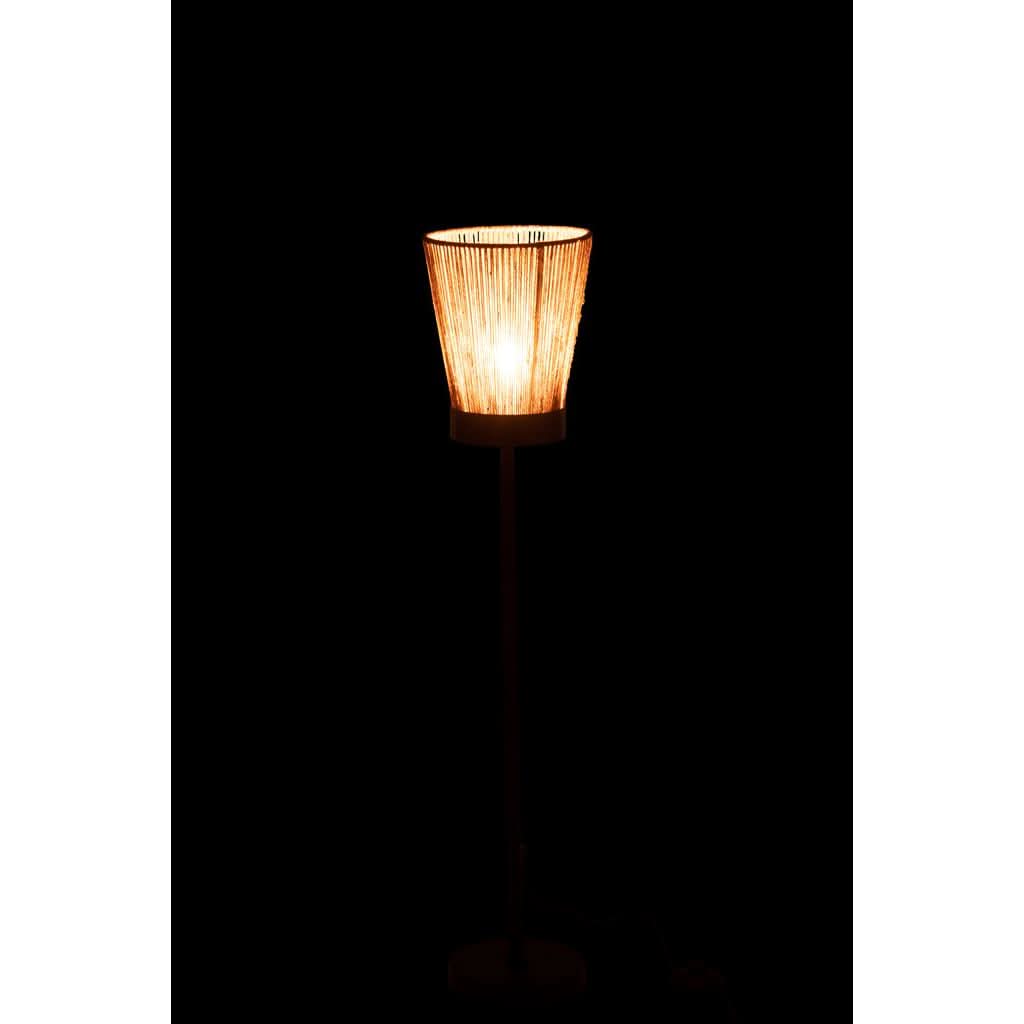 Lampe Jute Beige Taille Moyenne - Designix