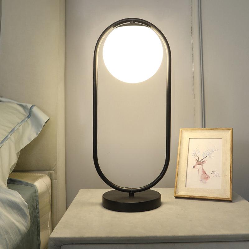 Lampe Métal Doré Boule | Sphère Lumineuse - Designix Lampe de chevet Argent Blanc Chaud (3000k)