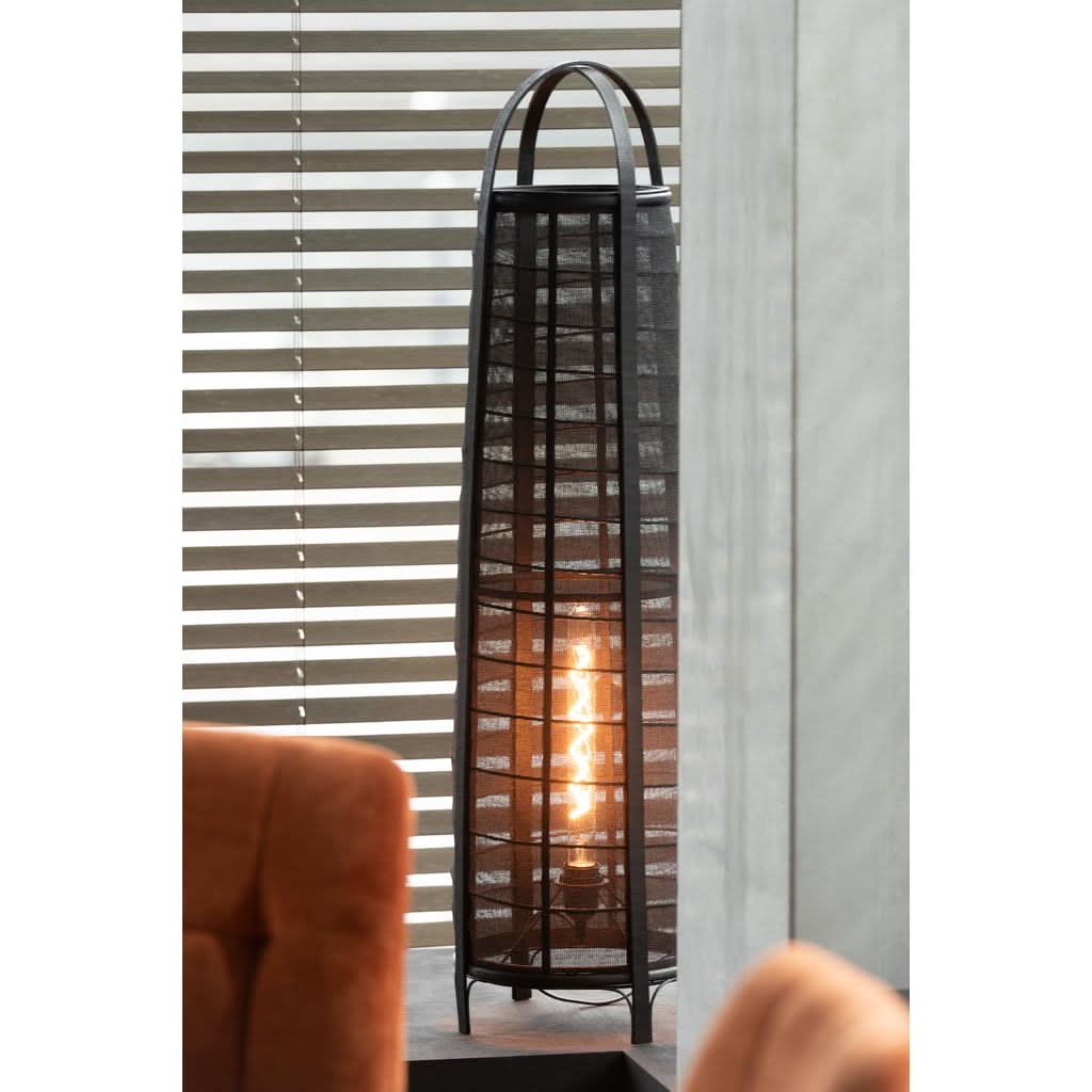 Lampe Noir Coton Bambou - Designix
