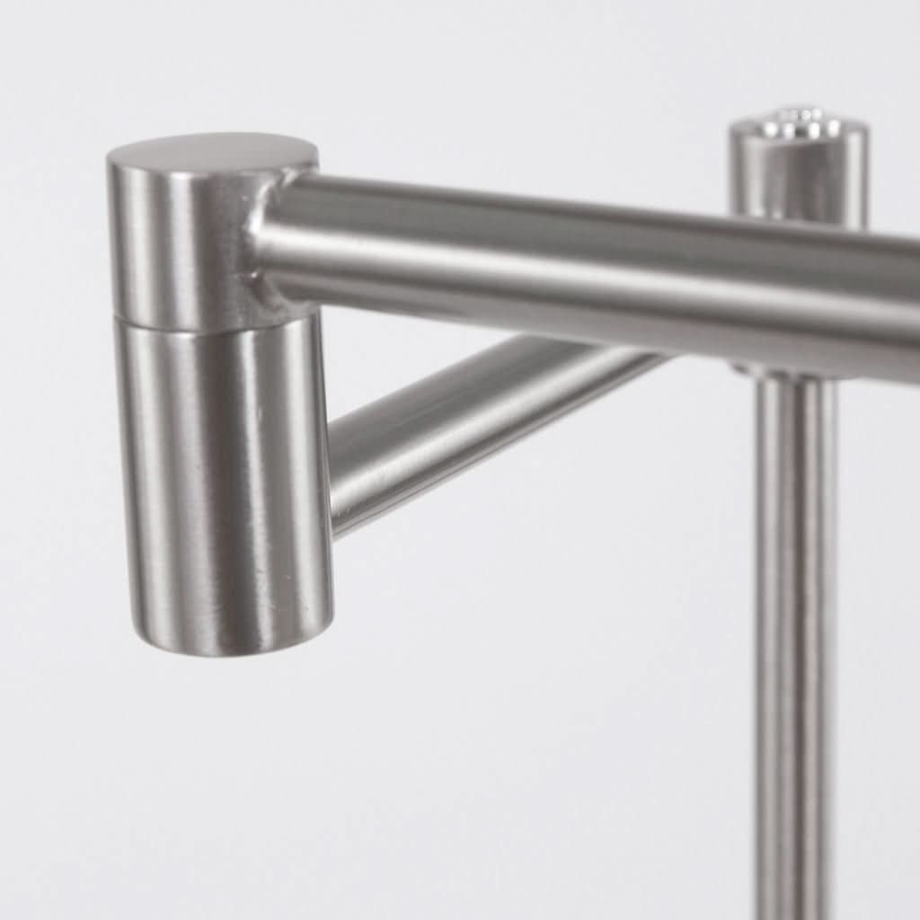 Lampe Sol Réglable Acier Brossé | Tyla - Designix Luminaire