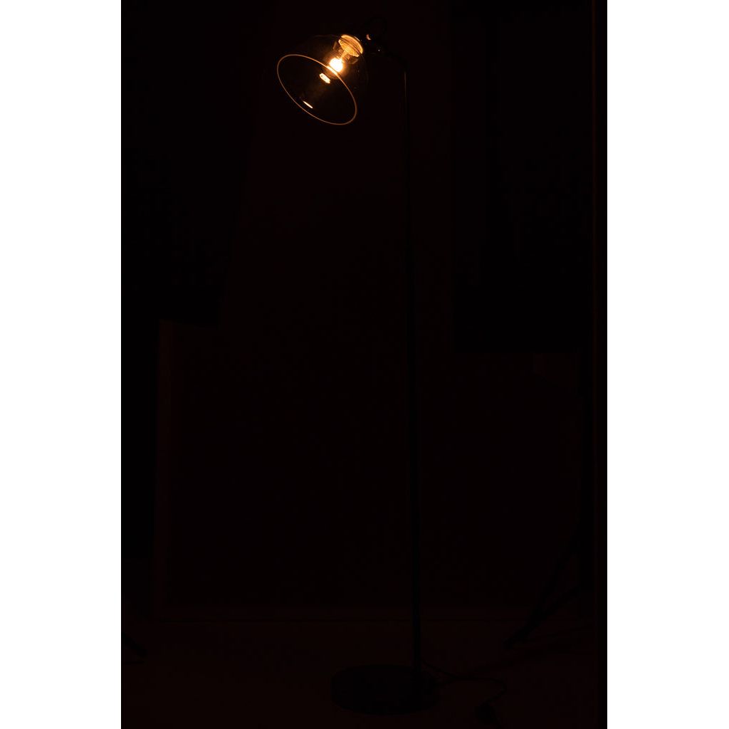 Lampe Sur Pied Magali Acier Verre - Designix